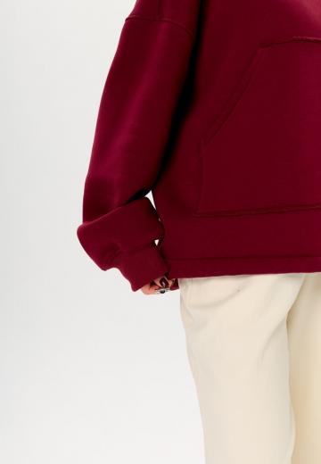 Пуловер с капюшоном