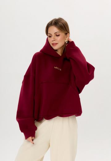 Пуловер с капюшоном