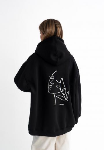 Пуловер с капюшоном