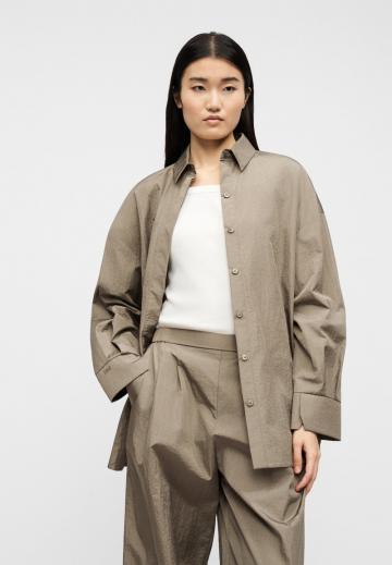 Атласная блузка