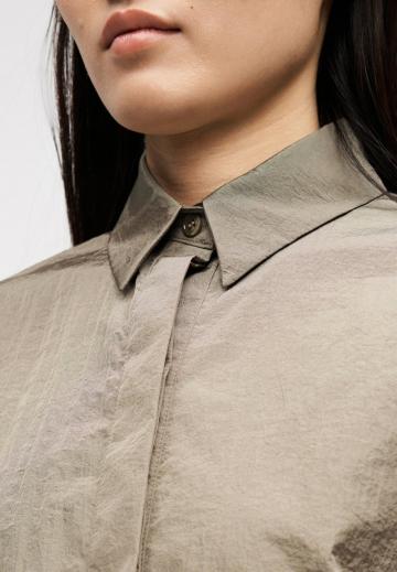 Атласная блузка