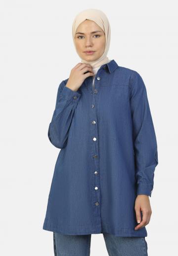 Джинсовая блузка