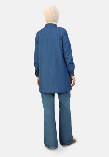 Джинсовая блузка