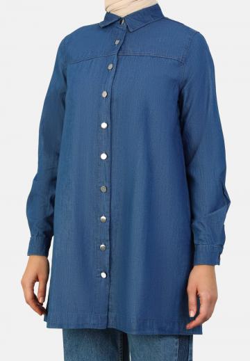 Джинсовая блузка