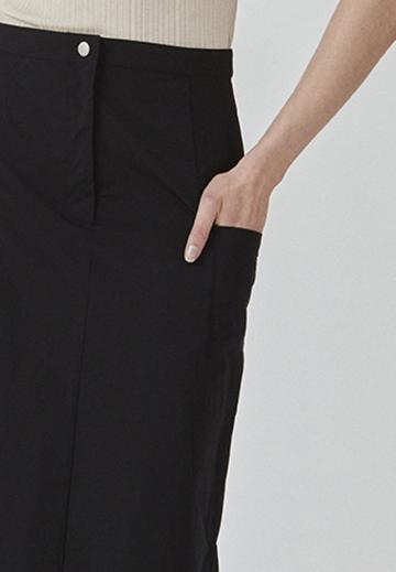 Юбка с накладными карманами