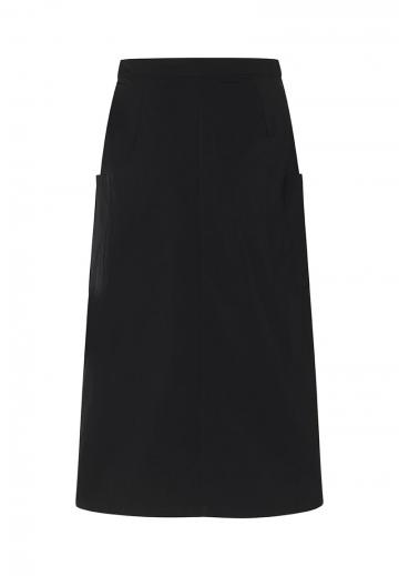 Юбка с накладными карманами