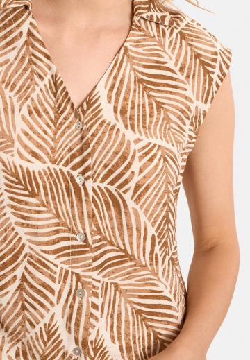 Блузка без рукавов