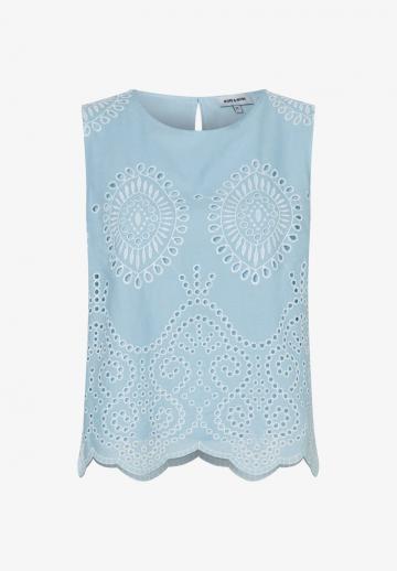 Блузка без рукавов