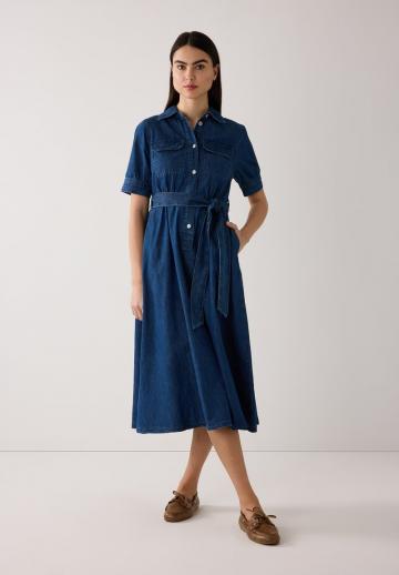 Джинсовое платье