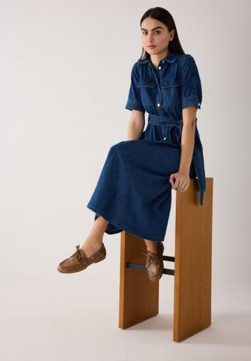 Джинсовое платье