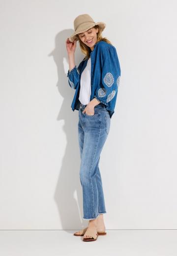Джинсовая блузка