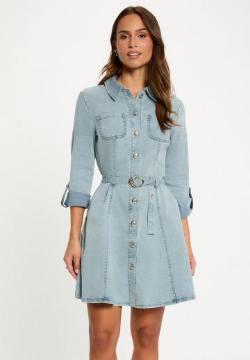 Джинсовое платье