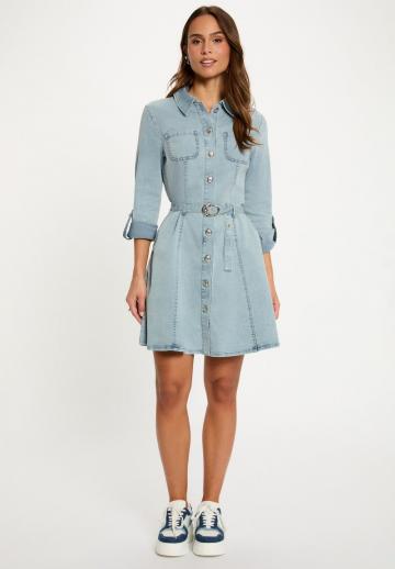 Джинсовое платье