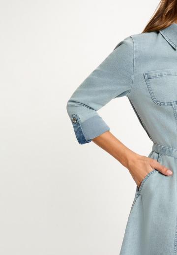 Джинсовое платье