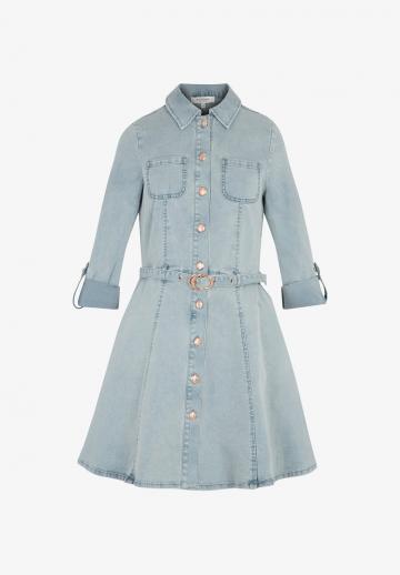 Джинсовое платье