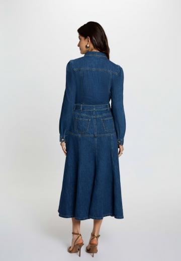 Джинсовое платье