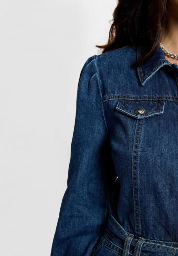 Джинсовое платье