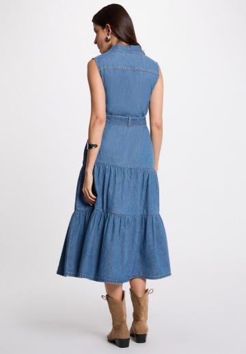 Джинсовое платье