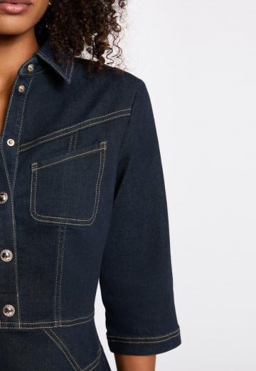 Джинсовое платье