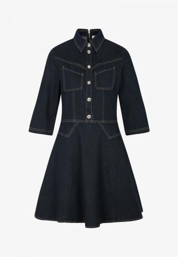 Джинсовое платье