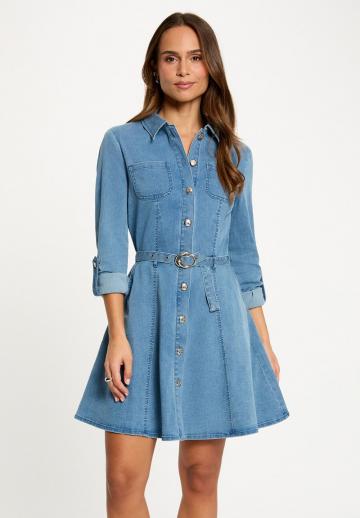 Джинсовое платье