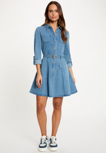 Джинсовое платье