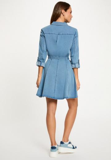 Джинсовое платье