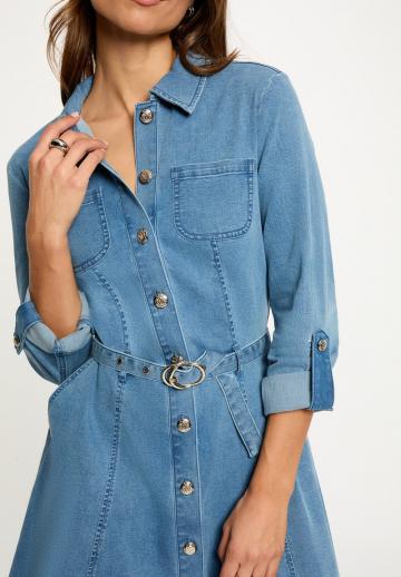 Джинсовое платье