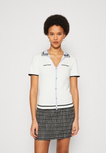 Пуловер с коротким рукавом