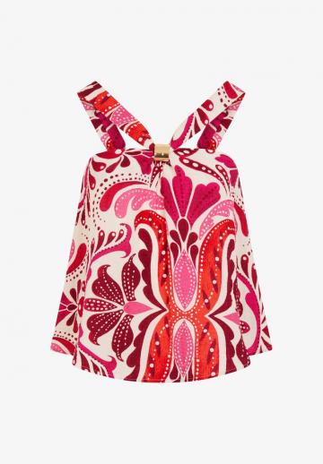 Блузка без рукавов