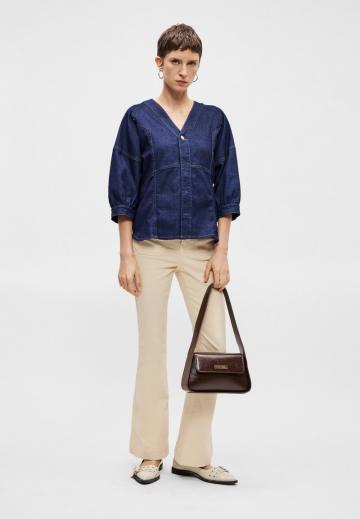 Джинсовая блузка