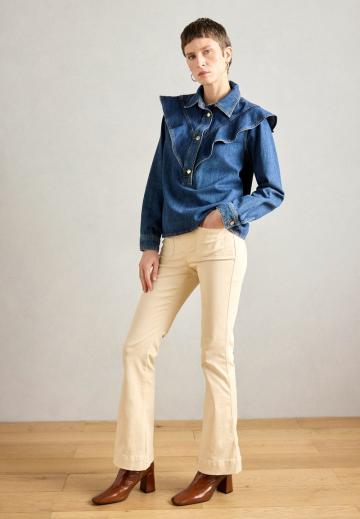 Джинсовая блузка