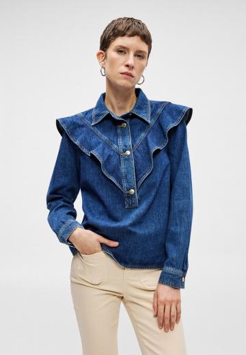 Джинсовая блузка