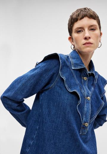 Джинсовая блузка