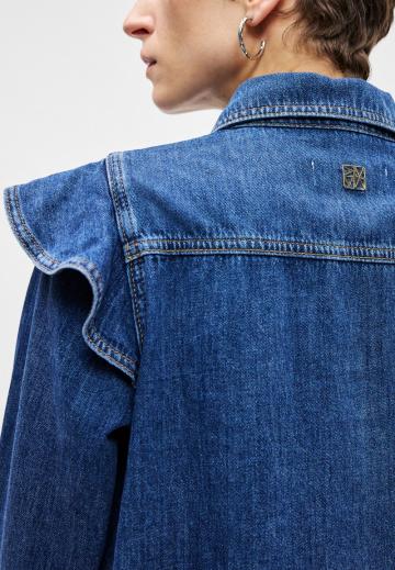 Джинсовая блузка