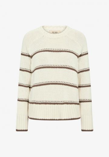 Пуловер в полоску
