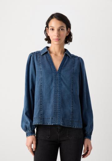 Джинсовая блузка
