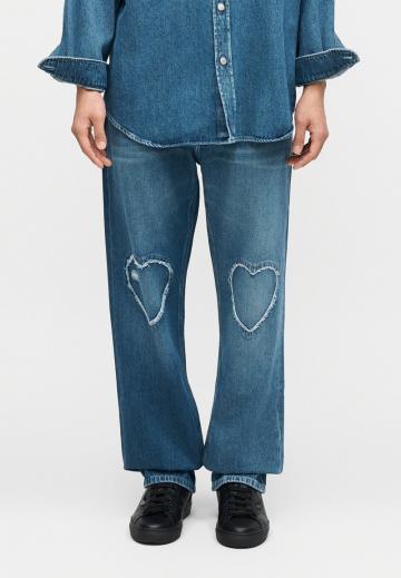 Прямые джинсы