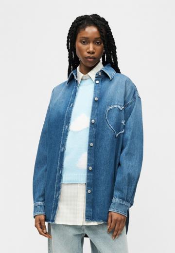 Джинсовая блузка