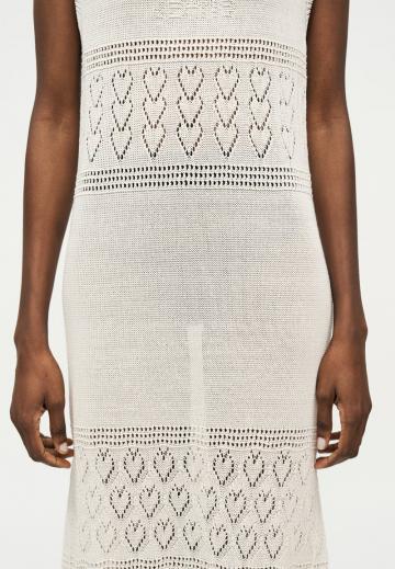 Вязаное платье
