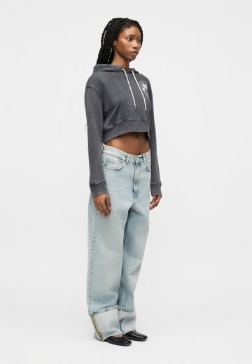 Пуловер с капюшоном