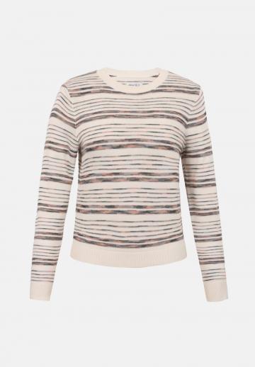 Пуловер в полоску