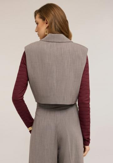 Джинсовая жилетка