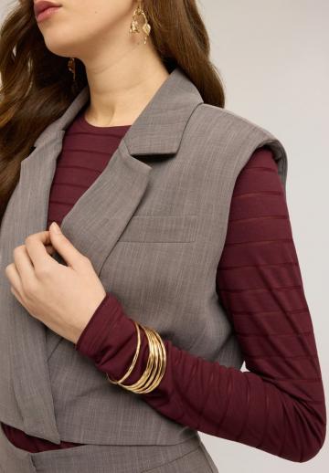 Джинсовая жилетка