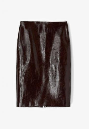 Кожаная юбка