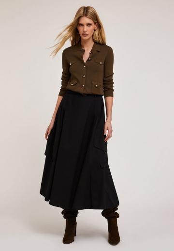 Вязаный жилет