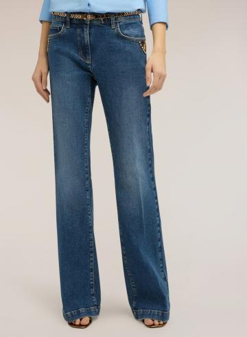 Клешеные джинсы