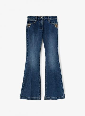 Клешеные джинсы