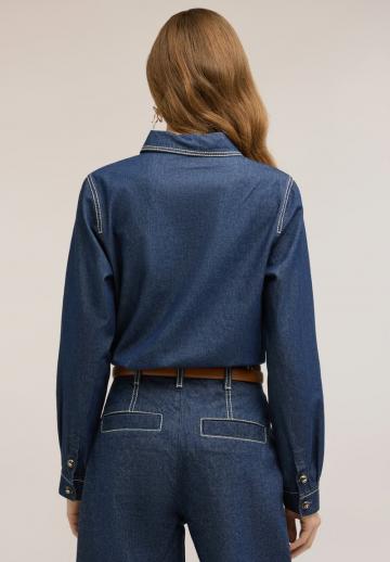 Джинсовая жилетка