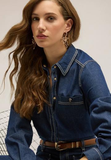 Джинсовая жилетка